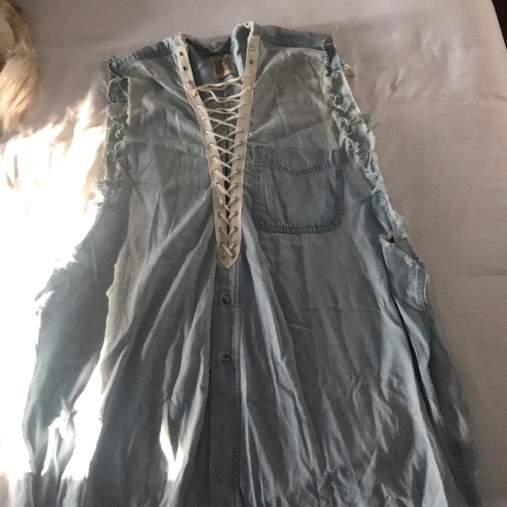 Denim dress/beach cover up